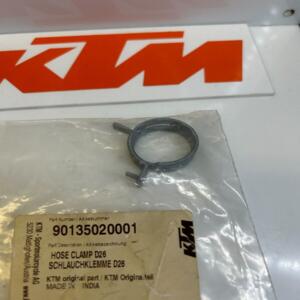 1 collier durite eau d26 husqvarna ktm 90135020001 125 200 250 401 390