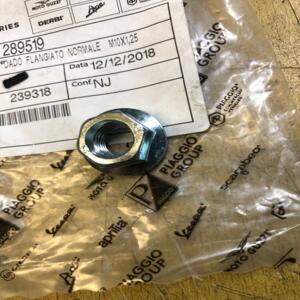 1 écrou aprilia gilera piaggio vespa 289519 mp3 nrg fly et4 s ice sr typhoon zip