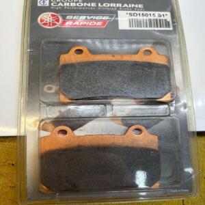 1 jeu plaquettes carbone lorraine yamaha service rapide sd15015 s1 4KG-25805-00