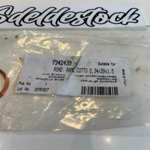 1 joint échappement 34x39x15 athena 7342439 11060-1842 kx 80 85 100