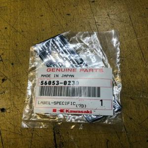 1 label spécification pneu kawasaki 56053-0230 zg 1400 gtr 2008 2009