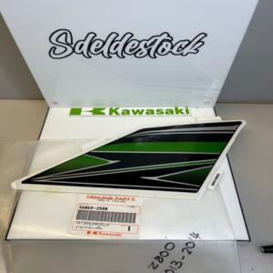 1 sticker autocollant écope gauche kawasaki 56069-2580 z zr 800 2013 2014
