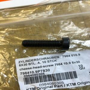 1 vis DIN7984 M8X30 10.9 ktm 1050 1090 1190 rc8 1290 950 990