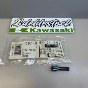 1 vis réglage câble kawasaki 46055-009 kx 250 500 klr 250 500 600 kmx 125 200