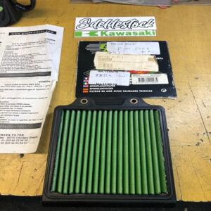 1 x FILTRE À AIR green mk0521 KAWASAKI ZX-12R NINJA 200 2005