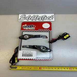 2 Clignotant + résistance Mad cobra carbone Led 12v Homologué Moto 0237701