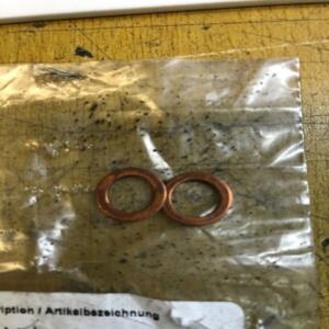 2 joint DIN7603 8X12X1 ktm 0603082121 125 150 250 300 350 400 450 505 525 990 85