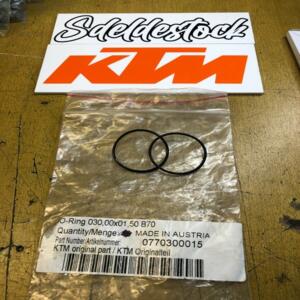 2 x joint torique 30x1,5 nbr 70 ktm 0770300015 105 125 150 250 300 350 400 450