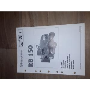 manuel atelier auto-porté HUSQVARNA RB 150