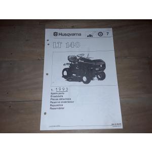 manuel atelier tracteur tondeuse Husqvarna LT 140