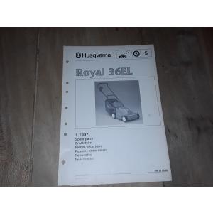 manuel atelier tondeuse HUSQVARNA Royal 36EL