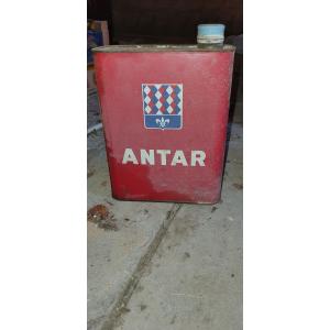 Ancien bidon d'huile Antar Collection Garage