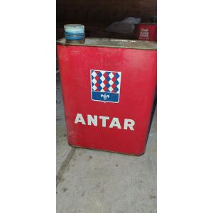 Ancien bidon d'huile Antar Collection Garage