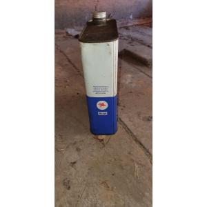 Ancien bidon d'huile MOBILOIL 2L Collection Garage