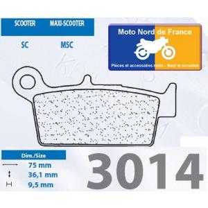Plaquettes de frein Carbone Lorraine type 3014 MSC