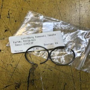 2x circlip h1 kawasaki 92036-013 h1 kh 250 400 500 s1 s2 s3