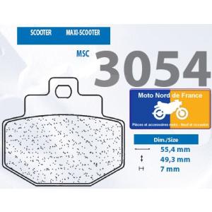 Plaquettes Carbone Lorraine de frein arrière - Piaggio GTS 300 Super 2009+