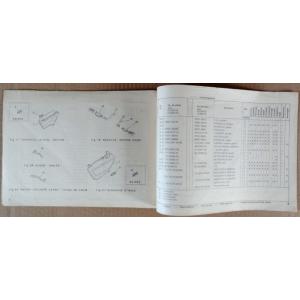Complement parts list Yamaha 500 XS 1979 - ref.00078