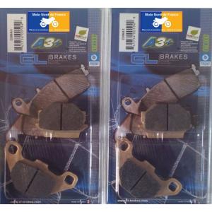 Plaquettes Carbone Lorraine de frein avant - Kawasaki GPZ 500 S 1988-1993