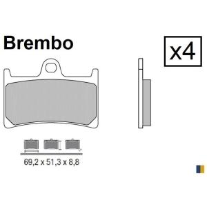 Plaquettes Brembo SA de frein avant - Yamaha FZ1 N/Fazer ABS 2008-2016