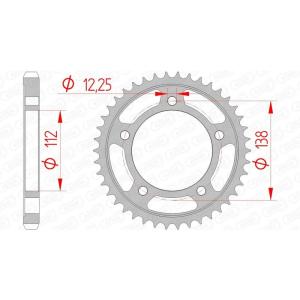 Kit chaîne 530 - Honda CB 900 F Hornet 2002-2007