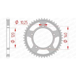 Kit chaîne 525 - Suzuki 600 GSR 2006-2012