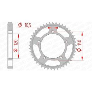 Kit chaîne 530 - Suzuki SV 1000 N 2003-2007