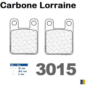 Plaquettes de frein Carbone Lorraine type 3015 MSC