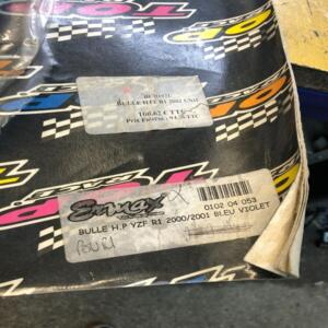 BULLE ERMAX HAUTE PROTECTION  bleu violet yamaha YZF-R1 2000 2001