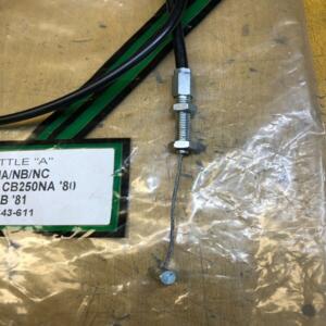 cable accelerateur A vesrah honda cb 250 n nd ndc cb 400 n nc nd 17910-443-611
