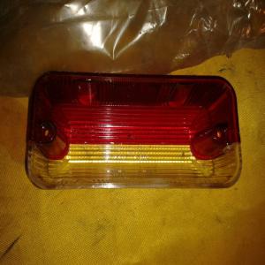 Cabochon feu gabarit bicolore rouge/cristal AXO A310 NEUF (SAVIEM, BERLIET...)