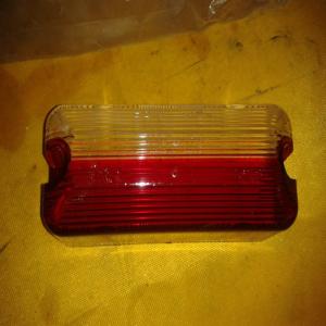 Cabochon feu gabarit bicolore rouge/cristal AXO A310 NEUF (SAVIEM, BERLIET...)