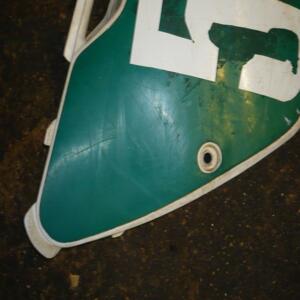 carénage latéral coté gauche kawasaki kx 125 250  1995 a 1998