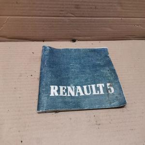 CARNET D'ENTRETIEN LIVRET RENAULT SUPER 5 SP5