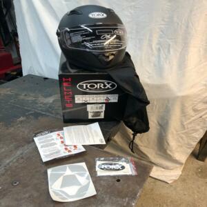 Casque homme femme torx clint Noir Mat  taille s 55/56 neuf Ecran pare soleil