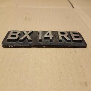 CITROEN BX 14 RE MONOGRAMME LOGO EMBLÈME INSIGNE