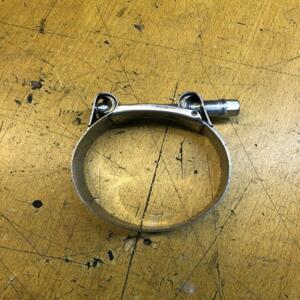 Collier échappement acier inoxydable mikalor w2 63-68 mm moto quad scooter