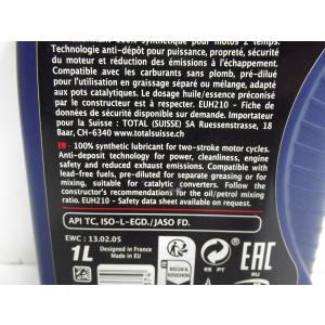 HUILE ELF MOTO TECH 2 1 litre 