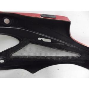 demi sabot droit ERMAX blanc orange KAWASAKI Z1000 2010-2013