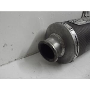 silencieux CARBON FORCE diamètre 110mm homologué adaptable HONDA YAMAHA KAWASAKI