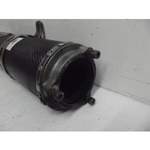 silencieux CARBON FORCE diamètre 110mm homologué adaptable HONDA YAMAHA KAWASAKI