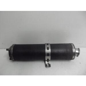 silencieux CARBON FORCE diamètre 110mm homologué adaptable HONDA YAMAHA KAWASAKI