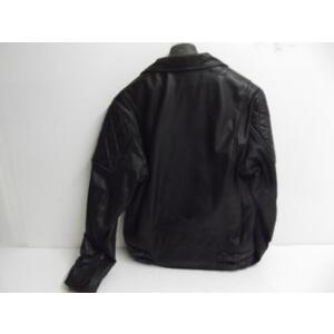 blouson moto cuir SOUBIRAC CLASSIC 1886 noir neuf taille L