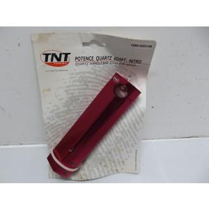 potence de guidon TNT 303318B rouge anodisé neuve scooter MBK NITRO 50 1999-2002