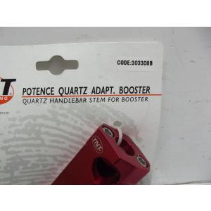 potence de guidon TNT 303308B rouge anodisé neuve scoot MBK BOOSTER 50 2004-2018