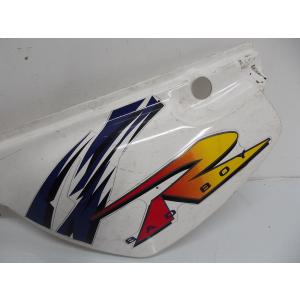 Plaque latérale gauche blanche  DERBI SENDA 50 1995-2005 ref 00H00503081