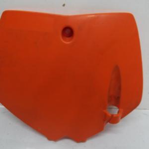 Plaque cross orange KTM 65 SX 2002-2008 