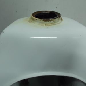 Réservoir blanc déco origine SUZUKI DR 350 1990-1996 Ref 4410014D8130H