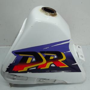 Réservoir blanc déco origine SUZUKI DR 350 1990-1996 Ref 4410014D8130H
