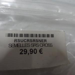 Semelles cross bottes SIDI SRS NR.19 P 43/44 neuves